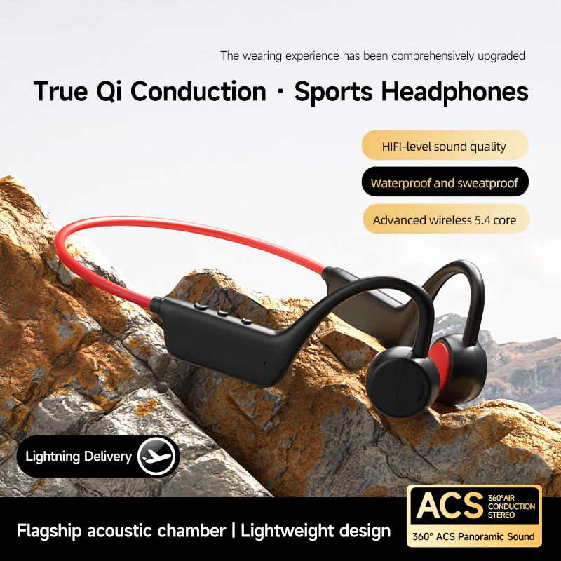 Bone Conduction Running Headphones - سماعات رأس رياضية لاسلكية X1Pro بتقنية