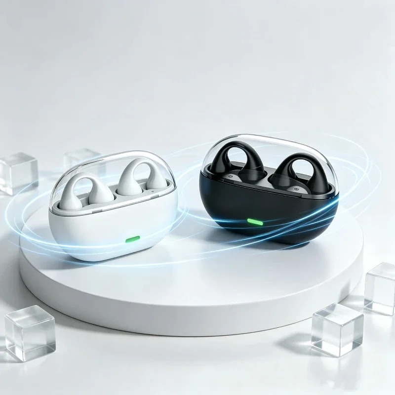 Open Ear Air Conduction Headphones - سماعة بلوتوث 5.3 لاسلكية بتقنية التوصيل