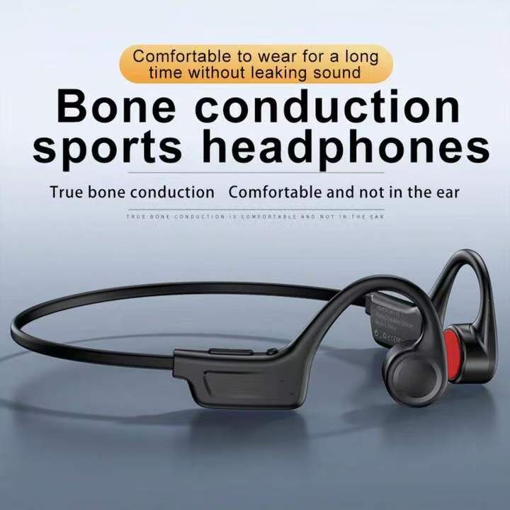Bone Conduction Running Headphones - سماعات أذن لاسلكية بتقنية التوصيل العظمي،