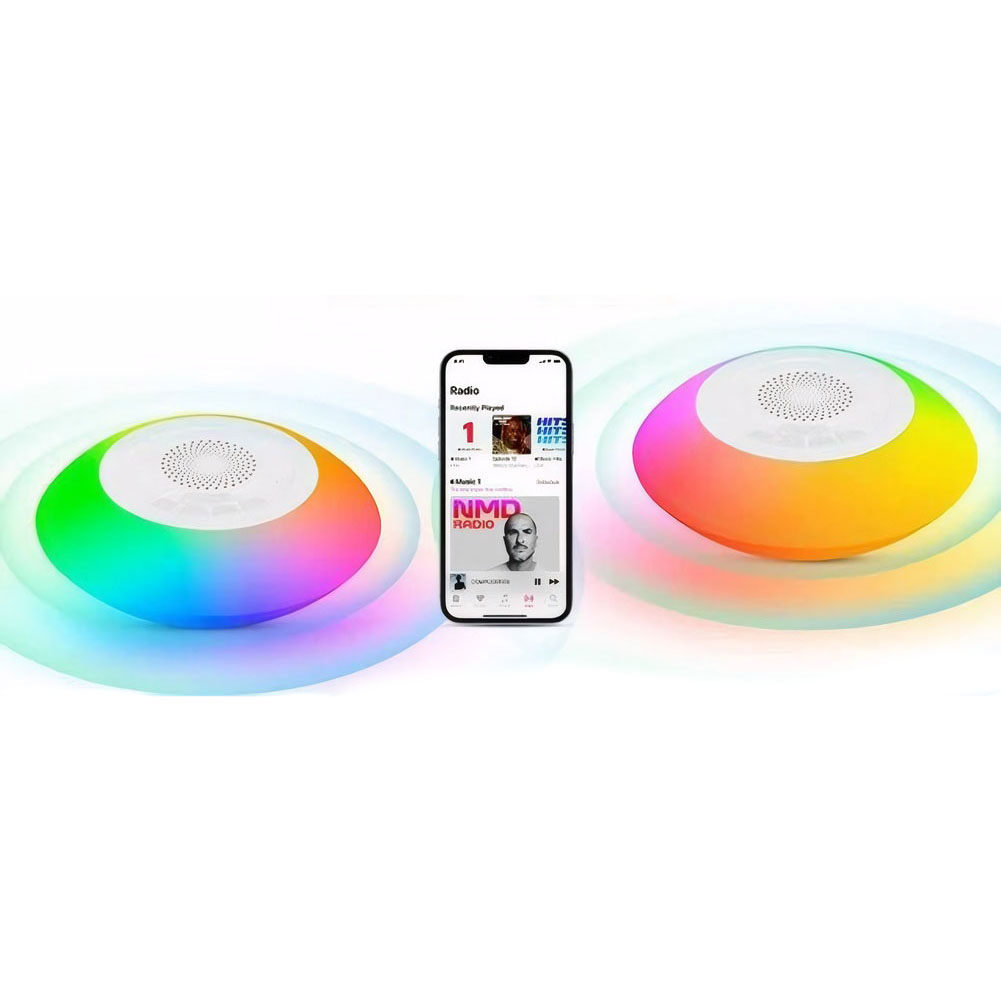 Portable Bluetooth Speaker Waterproof Ipx7 - مكبر صوت عائم للمسبح مع أضواء