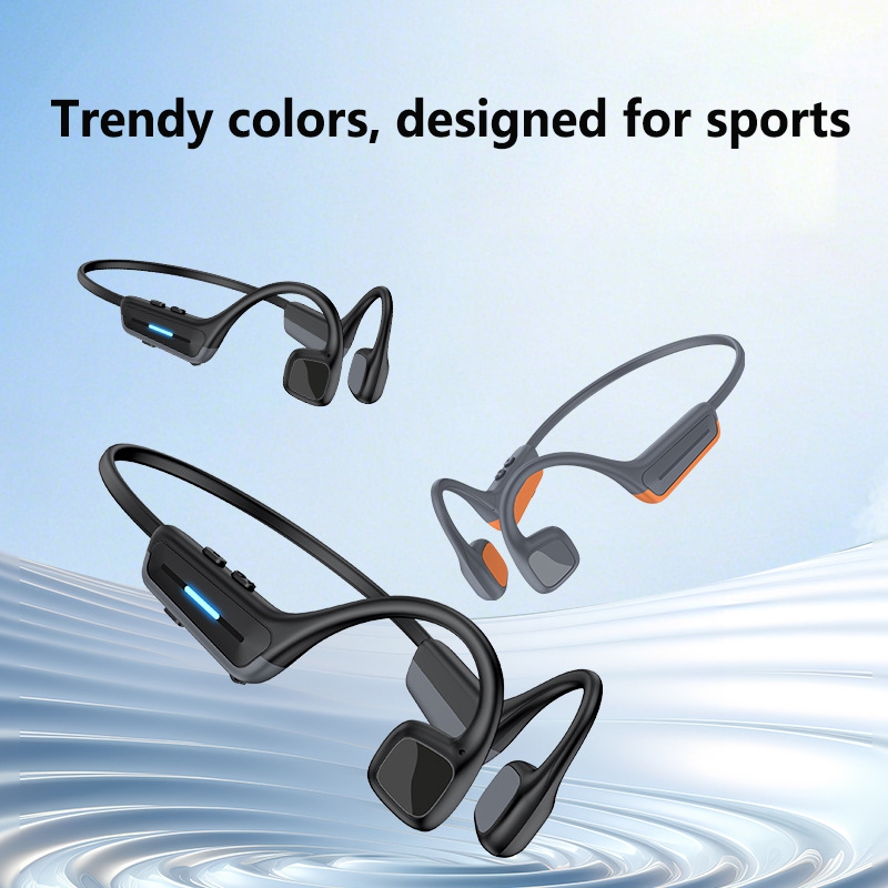 Bone Conduction Running Headphones - سماعات بلوتوث بتقنية التوصيل العظمي مفتوحة