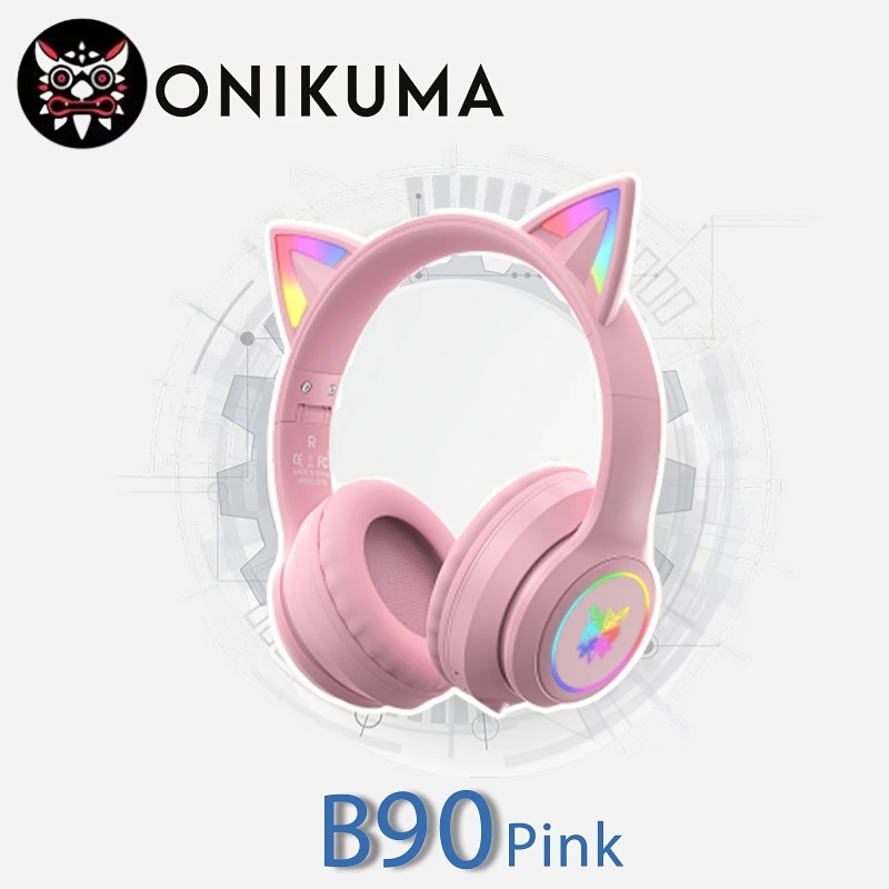 سماعة ألعاب أونيكوما B90 وردية - مراجعة Gaming Headset With Mic Rgb وسعره