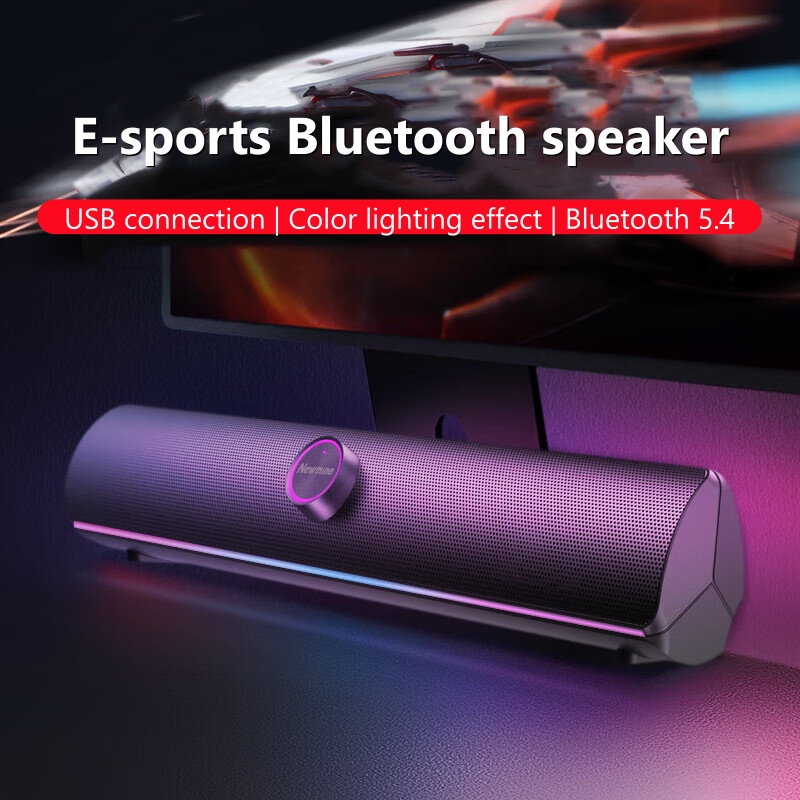 مكبر صوت للألعاب، سماعة بلوتوث - مراجعة Rgb Computer Soundbar For Pc وسعره