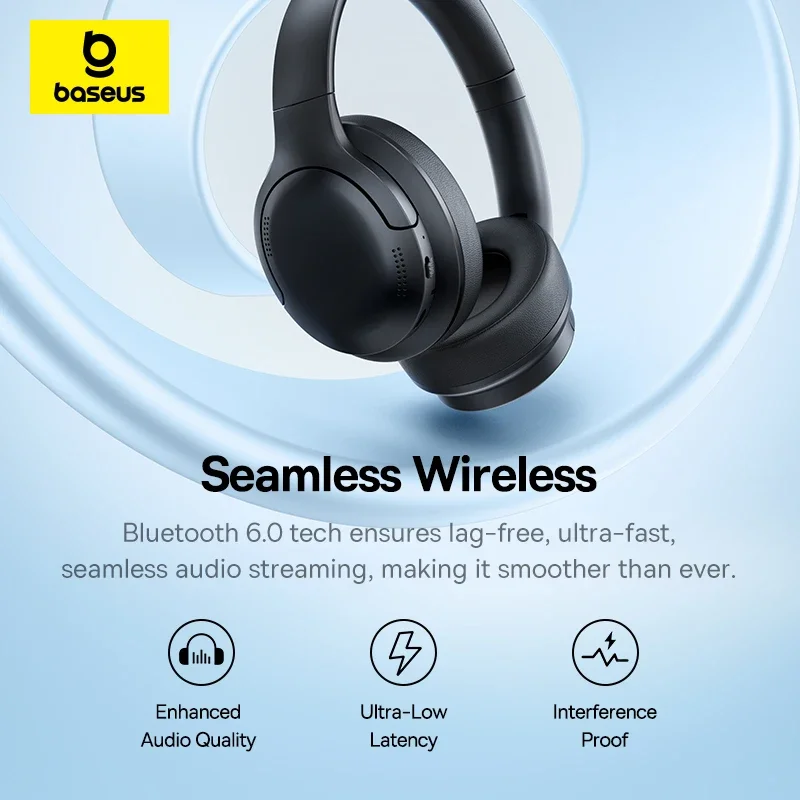 Baseus BH1 Lite سماعات لاسلكية - مراجعة Anc Wireless Over Ear Headphones وسعره