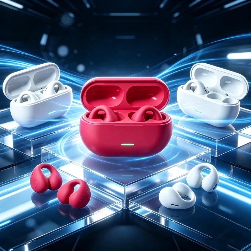 سماعة بلوتوث T75 5.3 لاسلكية ب - مراجعة Open Ear Air Conduction Headphones وسعره