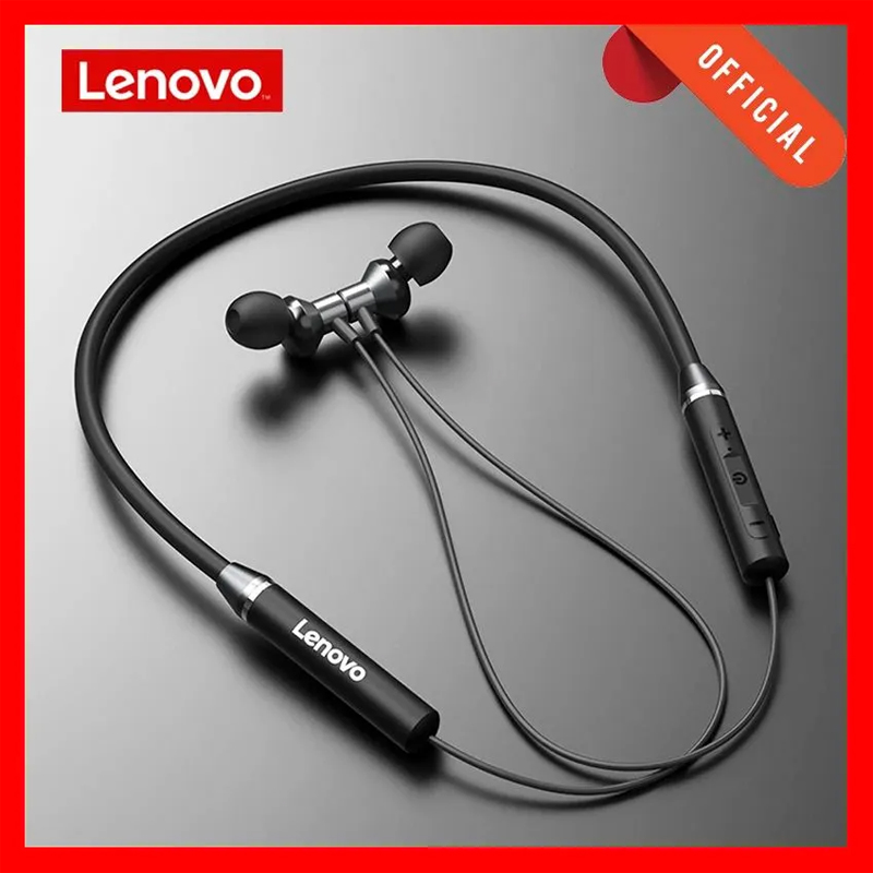 سماعات بلوتوث لينوفو مقاومة لل - مراجعة Magnetic Neckband Sports Earphones وسعره