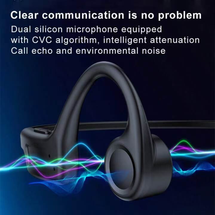 سماعات أذن لاسلكية بتقنية التو - مراجعة Bone Conduction Running Headphones وسعره