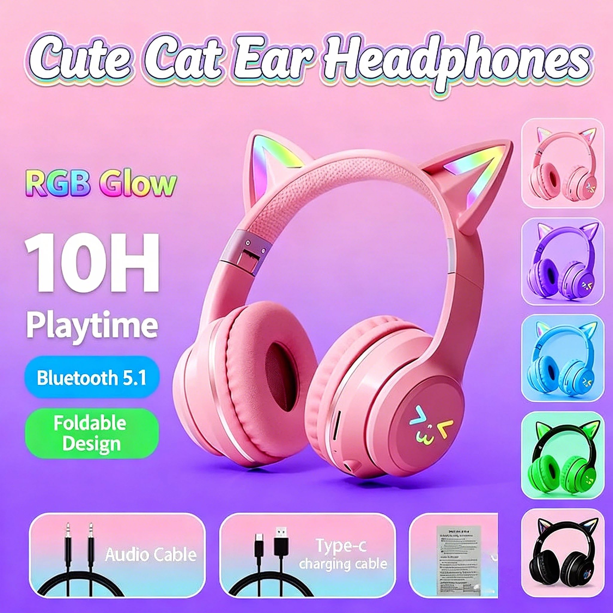 سماعات رأس لاسلكية جديدة لعام  - مراجعة Gaming Headset With Mic Rgb وسعره