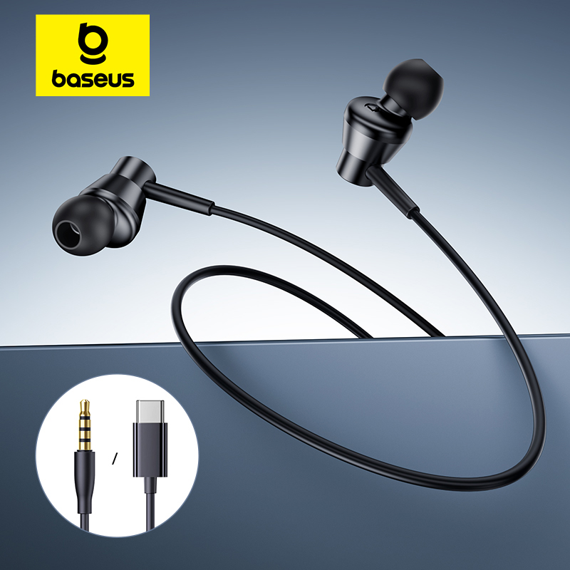 سماعات أذن سلكية من Baseus Enc - مراجعة Type C Wired Earphones With Mic وسعره