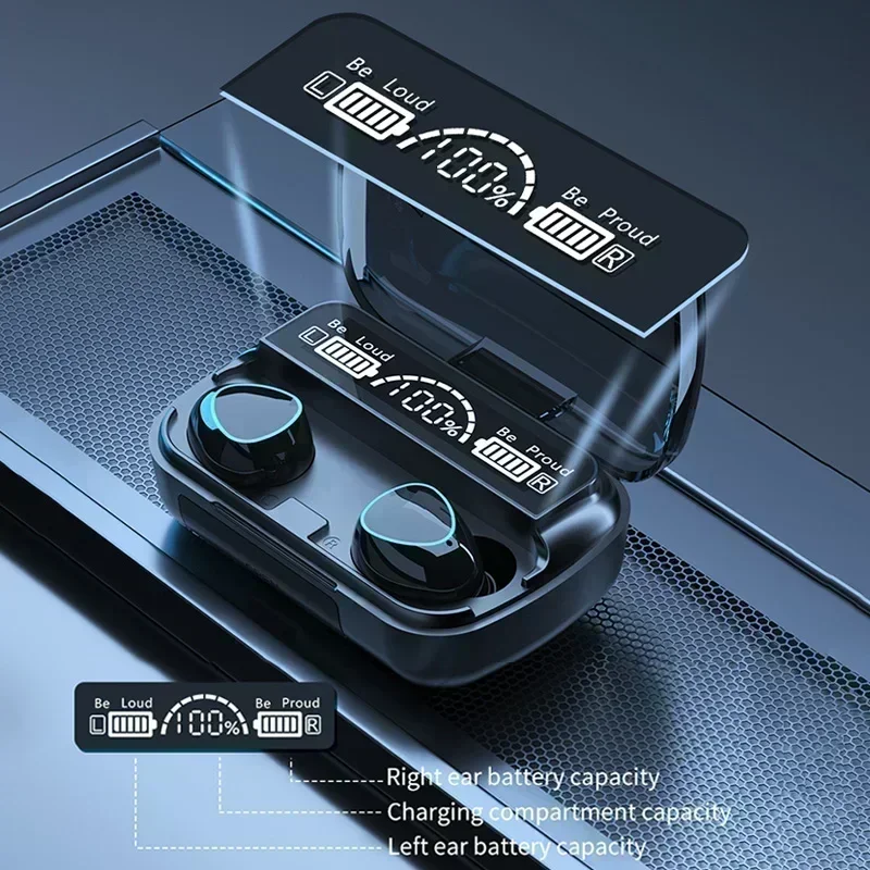 سماعات بلوتوث لاسلكية TWS مع ت - مراجعة Tws Earbuds Bluetooth 5.3 وسعره