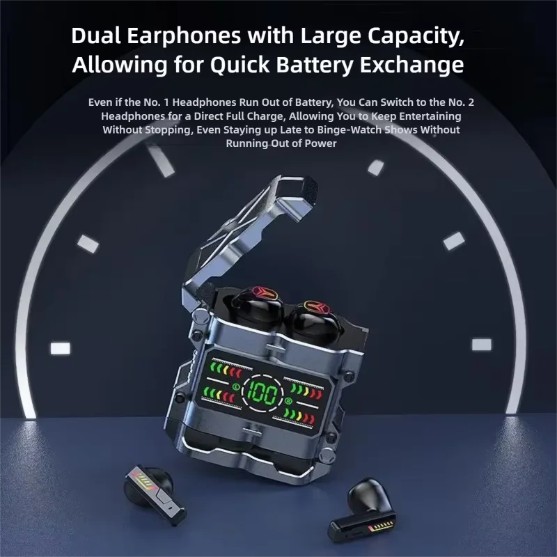 سماعات أذن لاسلكية Mecha TWS ب - مراجعة Gaming Headset With Mic Rgb وسعره