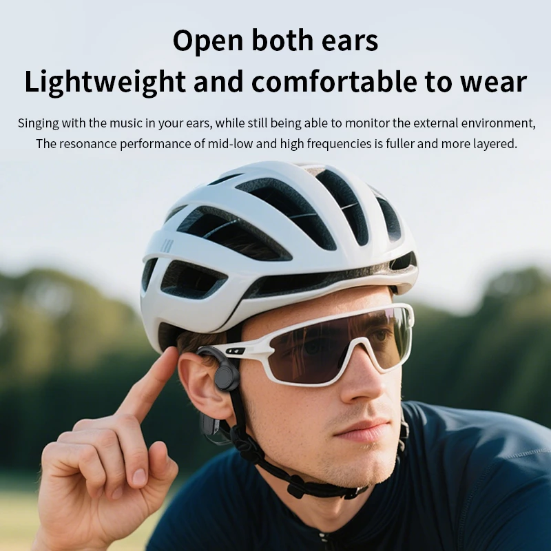 سماعات رأس لاسلكية بتقنية البل - مراجعة Bone Conduction Running Headphones وسعره