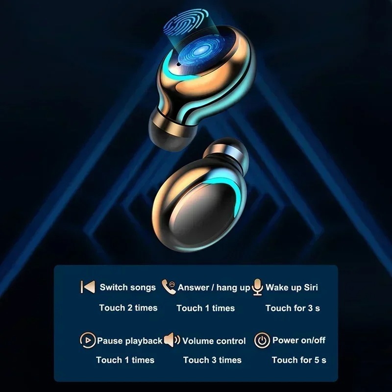 سماعات رأس بلوتوث F9 جديدة، صو - مراجعة Tws Earbuds Bluetooth 5.3 وسعره