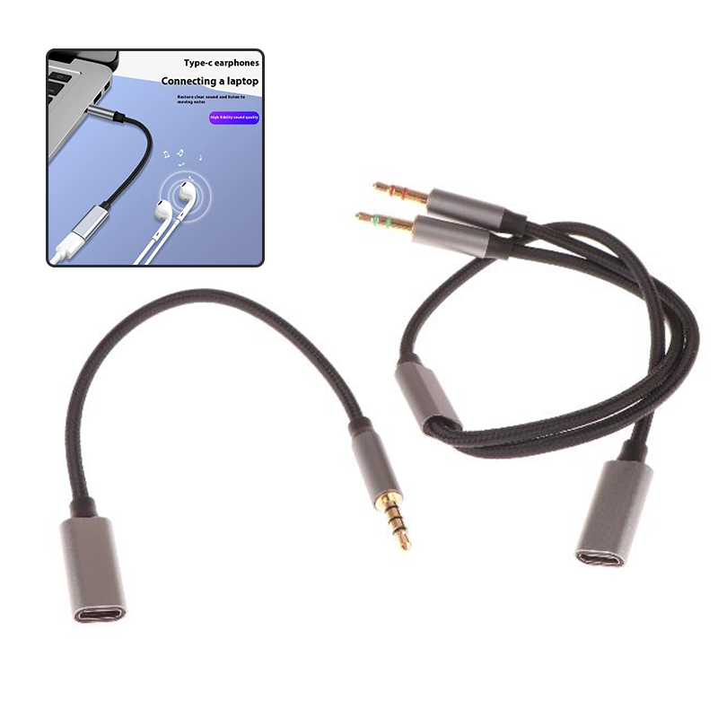 1 قطعة ملحقات الكمبيوتر اللوحي - مراجعة Type C Wired Earphones With Mic وسعره