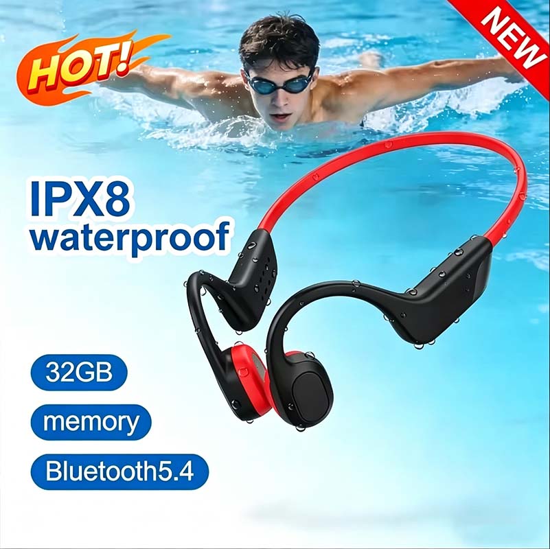 سماعات أذن بلوتوث جديدة 2026 ب - مراجعة Bone Conduction Running Headphones وسعره