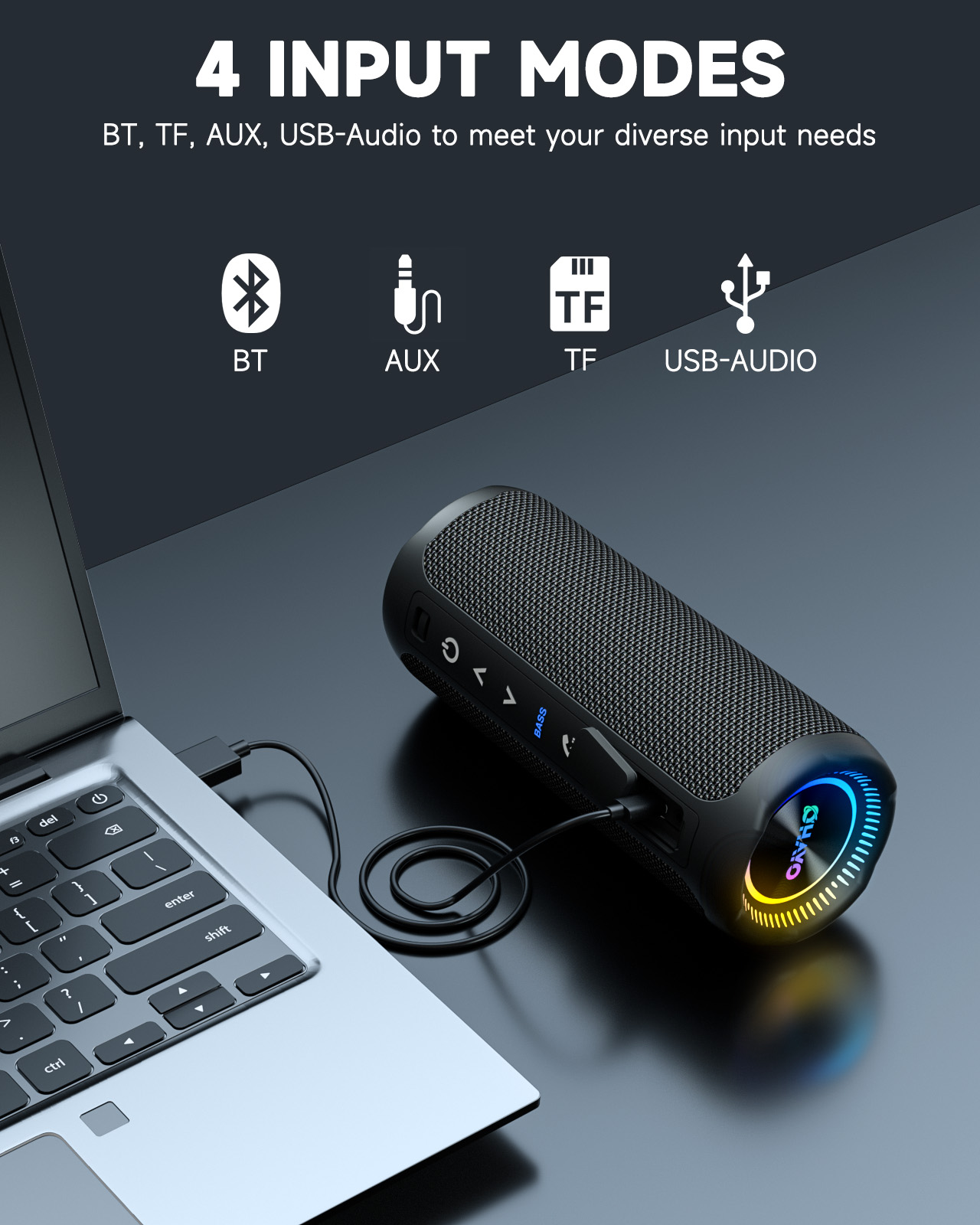 سماعات بلوتوث OHAYO X10MAX بقد - مراجعة Portable Bluetooth Speaker Waterproof Ipx7 وسعره