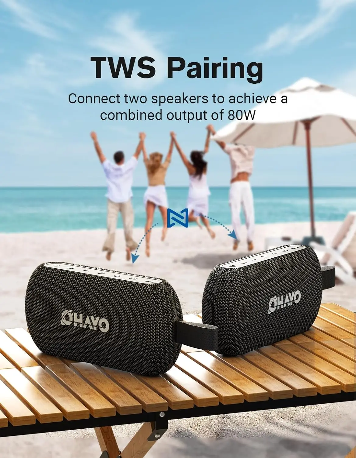 مكبر صوت بلوتوث محمول لاسلكي م - مراجعة Portable Bluetooth Speaker Waterproof Ipx7 وسعره
