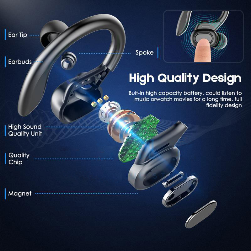 سماعات رأس لاسلكية SP16 TWS مز - مراجعة Tws Earbuds Bluetooth 5.3 وسعره