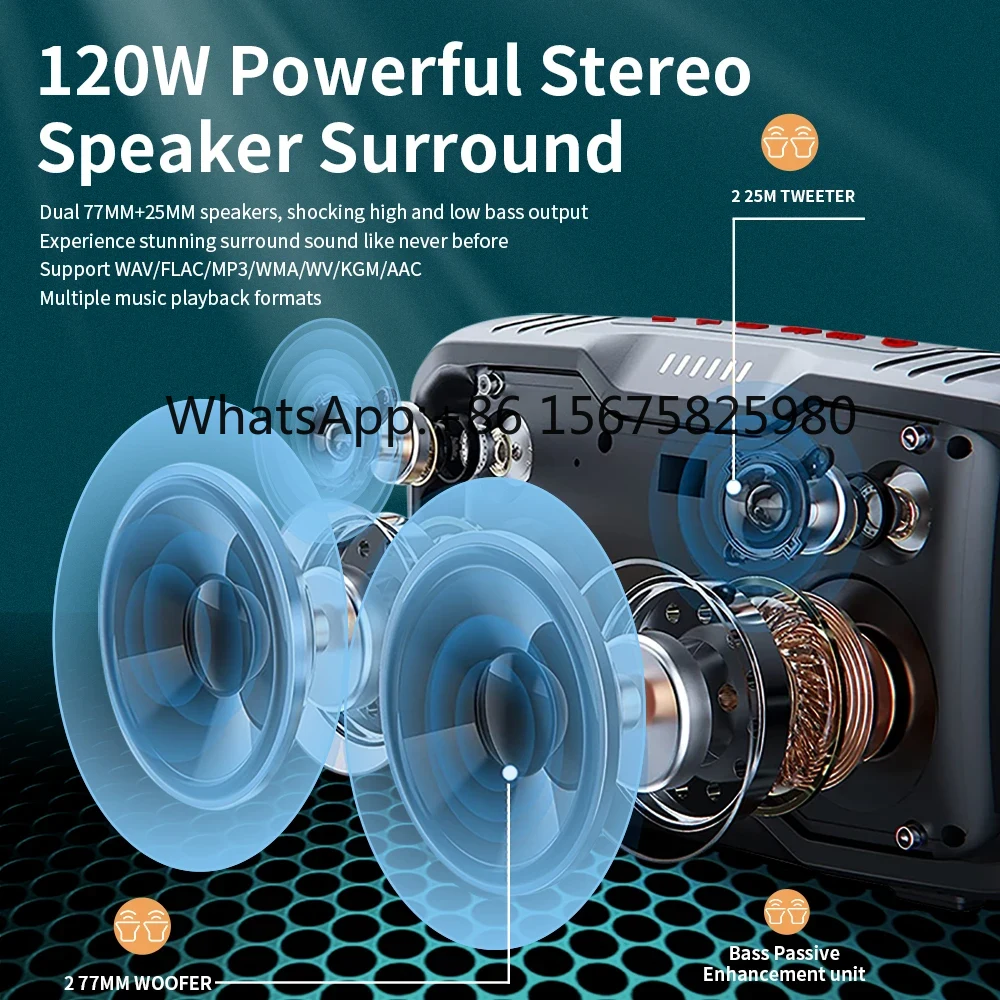 مكبر صوت بلوتوث محمول X10 مقاو - مراجعة Portable Bluetooth Speaker Waterproof Ipx7 وسعره